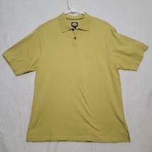 Tommy Bahama Men&#39;s Polo Shirt Size Large Yellow  Short Sleeve Relax Casual Golf - £16.77 GBP