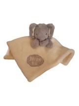 Baby Gear &quot;DREAM BIG&quot; Plush Elephant Security blanket/Lovey Blanket 14&quot; X 14&quot;  - £7.77 GBP