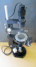 Nikon Inverted Microscope With Illuminator Attachment &amp; Binocular Head - £273.20 GBP