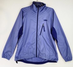 Patagonia Jacket Womens Medium Purple Soft Shell Outdoors Running Winbreaker - £48.14 GBP
