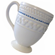Gourmet Disney Mickey Mouse Coffee Embossed Cup Mug Ceramic 12oz Pedestal 90s - $19.79