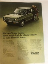 1980’s Toyota Corolla  Vintage Print Ad Advertisement pa10 - £6.26 GBP