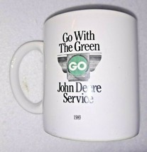 Vintage John Deere Service 1989 White Coffee Mug Cup - £18.33 GBP