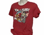 Tom &amp; Jerry Animation Cartoon Large Graphic T-Shirt Cat &amp; Mouse Animatio... - $13.20