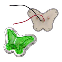 BRAND NEW 1PCS Green Butterfly Shaped Side Marker / Accessory / Led Light / Turn - £15.92 GBP