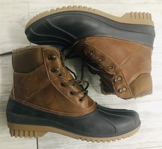 London Fog Winter Boots Men’s Size 13 Brand New Brown - £31.96 GBP