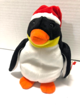 TY Penguin ZERO Beanie Babies Plush Christmas Figure - $94.23 MXN