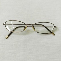 Ralph Lauren Rectangle Oval Brown Metal Eyeglasses Eyeglass Frames 47-17... - £26.78 GBP