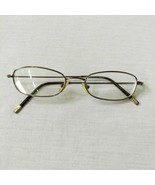 Ralph Lauren Rectangle Oval Brown Metal Eyeglasses Eyeglass Frames 47-17... - £26.65 GBP