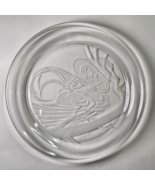 Morgantown Signed Art Glass Plate Michael Yates Ltd Ed Violet Country La... - $34.17 CAD
