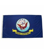 2x3 US Navy Anchor Ship Emblem Flag 2&#39;x3&#39; House Banner Grommets (Licensed) - £3.90 GBP