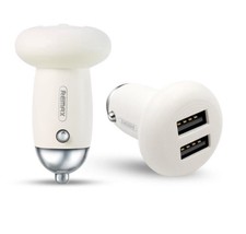 REMAX dual USB MINI portable car charger mushroom-head USB - £7.11 GBP