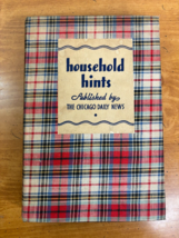 1933 Chicago Daily News Household Hints Hardcover Book - Vintage - £11.95 GBP