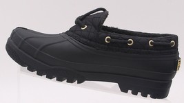 Sperry Shoes Womens Size 7 Black Waterproof Duck Boots Shoe Boat Rain H15 61722 - £27.68 GBP