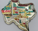 Vintage Texas The Lonestar State Metal Ashtray Jewelry Tray Souvenir SKU... - $34.99