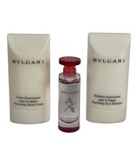 Bvlgari Au thé Rouge Eau De Cologne Splash Mini 0.17 fl oz Travel Set New - $50.32 CAD