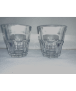 Lot of 2 Arcoroc USA Clear Glass 8 Panel Rocks Old Fashioned Cocktail Ju... - £9.56 GBP