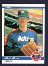 Houston Astros Mike LaCoss 1984 Fleer #231 nr mt  ! - £0.39 GBP