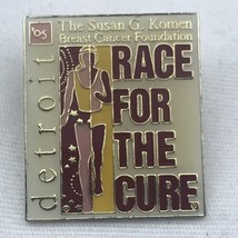 Race For The Cure Pin Detroit Cancer Foundation - £9.73 GBP