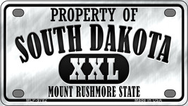 Property Of South Dakota Novelty Mini Metal License Plate Tag - $14.95