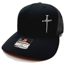 Christian Cross Jesus Christ Richardson 112 Trucker Cap Hat Mesh Snapbac... - £20.99 GBP