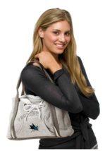San Jose Sharks Purse Hoodie Handbag NHL Ladies Embroidered Logo - $28.01
