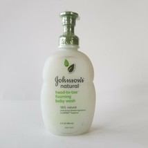 Johnsons Natural Head To Toe Foaming Baby Wash Hypoallergenic Pump New S... - $19.30