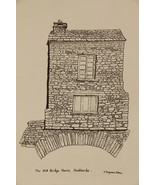 The Old Bridge house. Ambleside. Lake district. Ink and pencil drawing. ... - £39.62 GBP