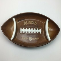 Official Allstar Brown Football Chip Bowl Game Day Watch Party Sports - £15.92 GBP
