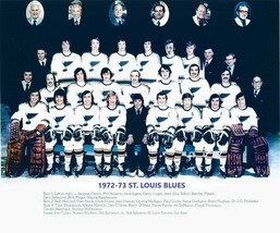1972-73 ST. LOUIS BLUES TEAM 8X10 PHOTO HOCKEY PICTURE NHL - $4.94