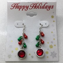Christmas Pierced Earrings fish hook Stocking Stuffer Gift Secret Santa NEW - £5.47 GBP