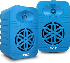 Indoor Outdoor Speakers Pair - 500 Watt Dual Waterproof 5.25” 2-Way, Pdwr55Bl - £57.54 GBP
