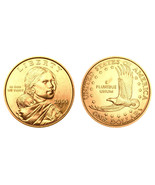 2000 D Sacagawea US Dollar Coin 24K Gold Plated - $24.99