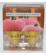 Slatkin &amp; Co. Wallflowers Fragrance Refills Sweet Cinnamon Pumpkin 2 Bul... - £9.46 GBP