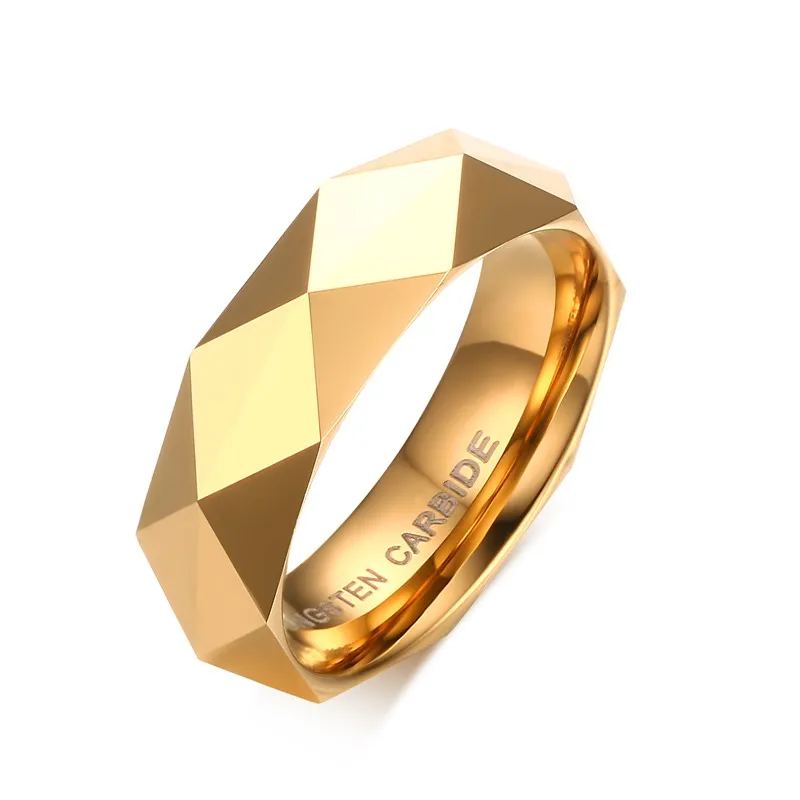 Men&#39;s Tungsten Carbide Wedding Ring US Size 6 7 8 9 10 11 GolTop Quality - £20.86 GBP
