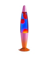 Urban Shop 16&quot; Sunset Volcano Lamp Pink Wax Purple Liquid Painted Metal ... - $13.99