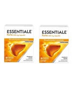 ESSENTIALE FORTE 300mg - 2 x 50 caps. For liver problems - £28.20 GBP