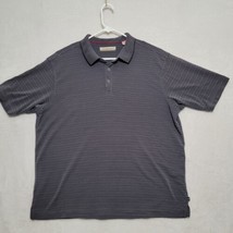 Tommy Bahama Mens Polo Shirt Size XL Gray Short Sleeve Casual Golf - £18.88 GBP