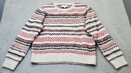 Lucky Brand Sweaters Womens Large Multi Fair Isle Long Sleeve Crew Neck Pullover - £17.25 GBP