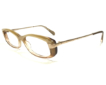 Oliver Peoples Gafas Monturas Idelle TZGR Transparente Oro Ojo de Gato 5... - $27.61