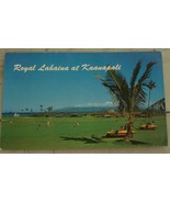 Vintage Color Photo Postcard, Royal Lahaina at Kaanapali, 1970, VG COND - $2.70 CAD