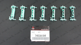 New Genuine Mitsubishi 08-15 Lancer Evolution Roof Molding Clips 7403A19... - $24.19