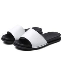 At heel comfortable ladies beach slippers female black white flipflop sandalias zapatos thumb200