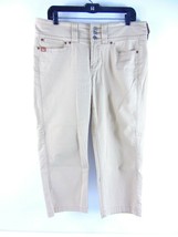 Lee One True Fit Tan Capri Jeans Size 11/12 M - £19.77 GBP