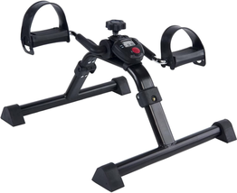 Medical under Desk Bike Pedal Exerciser with Electronic Display for Legs and Arm - £56.10 GBP