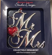 Regent Square Harvey Lewis Christmas Tree Ornament MR MRS Wedding Year 2016 NEW - £17.01 GBP