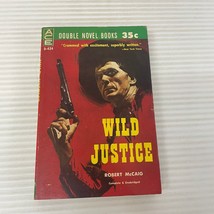 Wild Justice and Shoot Out At The Way Station Western Paperback Book an Ace 1960 - £14.65 GBP