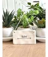 Porcelain sign - Toilet - $10.95