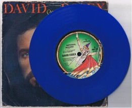 David Essex Imperial Wizard 45 rpm B Midnight Train Blue Vinyl British P... - $4.97