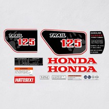 Sticker Decal Honda Trail CT 125 Sticker Set 11 Pcs - HUNTER CUB (Free shipping) - £31.69 GBP